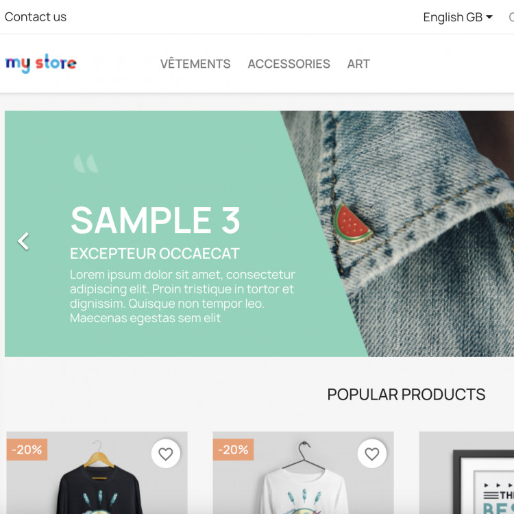 PrestaShop training shop: Learn, test and experiment freely! Live workshops